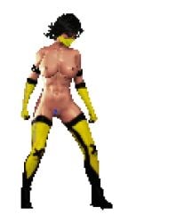 animated color colored edit edited female game_cg mortal_kombat pixel_art simple_background tagme tanya_(mortal_kombat) third-party_edit