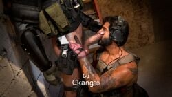 3d 3d_animation 3d_model activision blowjob blowjob_pov call_of_duty call_of_duty_modern_warfare_2_(2022) ckang2021 enzo_reyes gay infinity_ward konig male male/male male_focus male_only oral tattooed_male