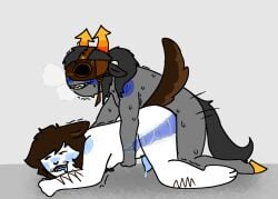 dog_boy dog_ears dog_tail doggy_style gay_sex homestuck horse_ears horse_tail horuss_zahhak self_insert self_upload selfship yaoi yumeshipping