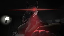 16:9 3d_(artwork) 4k absurd_res allpixelsmatter animatronic anthro big_breasts breasts canid canine computer creepy dark death digital_media_(artwork) door doorway duo electronics female five_nights_at_freddy's fox foxy_(fnaf) grabbed hi_res hook hook_hand human imminent_death lamp lens_flare machine male male/female mammal missing_hand office robot scary scottgames source_filmmaker_(artwork) the_joy_of_creation the_joy_of_creation:_story_mode widescreen