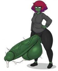 ai_generated anus ass big_breasts cube_head dark_hair futa_only futanari huge_ass huge_balls huge_cock hyper hyper_penis leaking_cum lyrta minecraft nude porno purple_eyes pussy solo solo_focus square_head thicc xxx