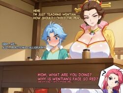 age_difference ai_generated chinese_clothes futanari hidden_sex imminent_sex lawlbw191 question shenbing_kids size_difference text