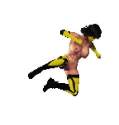 animated color colored edit edited female game_cg mortal_kombat pixel_art simple_background tagme tanya_(mortal_kombat) third-party_edit