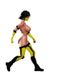 animated color colored edit edited female game_cg mortal_kombat pixel_art simple_background tagme tanya_(mortal_kombat) third-party_edit