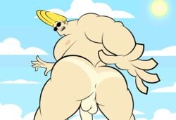 1boy 2018 5_fingers animated animated_gif anus anus_peek ass ass_focus ass_jiggle back_view backsack balls bara biceps big_ass big_butt big_hips big_penis black_glasses black_speedo black_thong black_underwear blonde blonde_hair blonde_hair_male blue_sky bodybuilder bouncing_ass bouncing_balls bouncing_penis bubble_butt bulge butt butt_focus cartoon_network clenched_hand cloud color dat_ass day digital_media_(artwork) fat_ass flaccid flaccid_penis flexing flexing_bicep foreskin gay gif glasses himbo hole_(anatomy) human human_only humanoid_penis johnny_bravo johnny_bravo_(series) light-skinned_male light_skin looking_back loop male male_focus male_nipples male_only manboobs matainfancias muscles muscular muscular_arms muscular_back muscular_legs muscular_male naked nipple nipples nude open_mouth outdoors pale-skinned_male pale_skin pecs penis perineum revealing_clothes ripped_clothes ripped_clothing ripped_underwear round_ass shocked sky solo speedo standing sun sunglasses surprised swimsuit tan tan_skin tanline tanned tanned_skin teeth testicles thick_ass thick_thighs thong torn_clothes torn_underwear uncensored uncircumcised uncut underwear white_skin