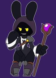 girly lagomorph magic_user male mammal rabbit shadow zaldenvire