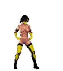 animated color colored edit edited female game_cg mortal_kombat pixel_art simple_background tagme tanya_(mortal_kombat) third-party_edit