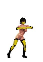 animated color colored edit edited female game_cg mortal_kombat pixel_art simple_background tagme tanya_(mortal_kombat) third-party_edit