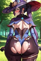 mona (genshin impact) from genshin impact by mrnails