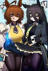 1futa 1girl1futa 1girls agnes_tachyon_(umamusume) ai_generated ass breasts cock_focus cock_hungry coffee coffee_mug experiment horse_penis horsecock huge_ass huge_breasts huge_cock kortai manhattan_cafe_(umamusume) novelai sudden_erection sudden_growth sudden_realization tagme transformation umamusume