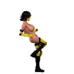 animated color colored edit edited female game_cg mortal_kombat pixel_art simple_background tagme tanya_(mortal_kombat) third-party_edit