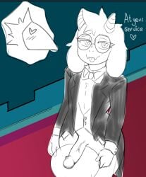 ralsei from deltarune by elferdiart
