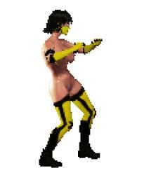 animated color colored edit edited female game_cg mortal_kombat pixel_art simple_background tagme tanya_(mortal_kombat) third-party_edit