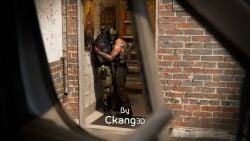 3d 3d_animation 3d_model activision call_of_duty call_of_duty_modern_warfare_2_(2022) ckang2021 enzo_reyes gay gay_kissing infinity_ward kissing konig making_out male male/male male_focus male_only no_visible_genitalia sexual_tension tattooed_male