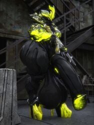 big_ass big_breasts big_penis breasts bubble_butt huge_ass huge_cock penis qzk_forte rhino_(warframe) thick_thighs warframe wide_hips