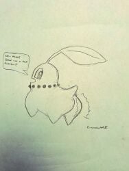 big_ass big_butt chikorita cute expansion female fertilization flora_fauna pear_shaped pokemon pokemon_(species) sketch terminatormkii thicc traditional_media_(artwork)