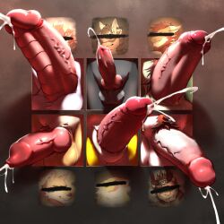 1:1 animal_genitalia animal_penis anthro balls bodily_fluids canid canine canine_genitalia canine_penis cum cumshot dragon ejaculation foreskin genital_fluids genital_focus genitals glans grey_balls hi_res humanoid_genitalia humanoid_penis hybrid_genitalia hybrid_penis johnthelewd_art knot male male_anthro mammal multiple_images mythological_creature mythological_scalie mythology nude orange_balls penis penis_focus pubes red_penis retracted_foreskin ridged_penis scalie sheath sheathed_humanoid_penis solo uncircumcised white_balls white_penis