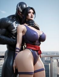 1boy 1boy1girl 1girls ai_generated asian asian_female ass big_ass big_breasts big_penis big_thighs black_hair black_penis choking curvaceous curvy curvy_body curvy_female curvy_figure daddy dark-skinned_male dark_skin dominant_male fat_ass huge_ass huge_breasts huge_cock light-skinned_female light_skin marvel marvel_comics marvel_rivals massive_ass massive_breasts mlkx3d monster_cock psylocke psylocke_(marvel_rivals) purple_outfit sai_(marvel) serious_face spider-man_(series) submissive_female superheroine supervillain tongue tongue_out vengeance_psylocke venom venom_(marvel) venom_(marvel_rivals) villain x-men