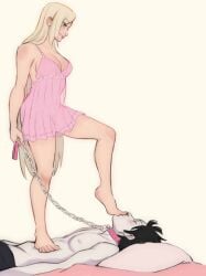 1boy 1boy1girl 1girls abs absurd_res absurdres bare_arms bare_legs bare_shoulders bare_thighs barefoot bed bed_sheet bedding bedroom_eyes black_hair blonde_hair blue_eyes blush boruto:_naruto_next_generations breasts canon_couple cleavage closed_eyes clothed clothed_sex clothing collar couple cowgirl_position dominant_female dress ear_piercing earrings feet female female_on_top femdom foot_fetish foot_focus foot_in_mouth foot_on_face foot_worship hair_over_one_eye hi_res high_resolution highres husband_and_wife inner_sideboob ino_yamanaka jewelry kissing kissing_feet leash leash_and_collar leash_pull leashed_collar light-skinned_female light-skinned_male light_skin lingerie lips lipstick looking_at_partner looking_down looking_pleasured lying lying_on_back makeup male male/female malesub married_couple messy_hair monday_mint muscles muscular muscular_male narrowed_eyes naruto naruto:_the_last naruto_(series) naruto_shippuden no_bra no_panties on_back on_bed painted_nails painted_toenails pale-skinned_female pale-skinned_male pale_skin pecs pillow pink_lingerie pink_lips pink_lipstick pink_nail_polish pink_nails pink_toenail_polish pink_toenails pleasure_face romantic romantic_ambiance romantic_couple romantic_sex sai see-through_clothing sex short_dress shounen_jump shueisha sideboob smile smiling smiling_at_partner standing standing_on_one_leg standing_over straight submissive_male thighs toenail_polish toenails toes very_high_resolution weekly_shonen_jump weekly_shounen_jump woman_on_top worship worshiping yamanaka_ino