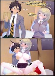 akamatsu_kaede big_breasts bookie danganronpa danganronpa_2:_goodbye_despair danganronpa_v3 hinata_hajime sex sex_from_behind