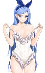 1girls bare_arms bare_chest bare_hands bare_legs bare_shoulders bare_skin bare_thighs bikini bikini_pull blue_eyebrows blue_eyes blue_eyes_female blue_hair blue_hair_female blue_hair_ribbon blue_hairband blue_ribbon breasts chaesu cleavage collarbone curvaceous curvaceous_body curvaceous_female curvaceous_figure curvaceous_hips curvaceous_thighs curvy curvy_body curvy_female curvy_figure curvy_hips curvy_thighs dot_nose elbows exposed_arms exposed_chest exposed_legs exposed_shoulders exposed_skin exposed_thighs fair_skin female female_focus female_only fingernails fingers frilled_bikini frilled_one-piece_swimsuit frilled_swimsuit frilled_swimwear groin hair_ribbon hairband high_resolution highres hourglass_figure lean_body lean_figure legs light-skined_female light-skinned light-skinned_female light_skin light_skin_female light_skinned light_skinned_female lips long_hair looking_at_viewer medium_breasts minah narrow_waist one-piece_swimsuit one-piece_swimsuit_pull parted_bangs ribbon shiny_breasts shiny_hair shiny_legs shiny_shoulders shiny_skin shiny_thighs shoulders simple_background slender_body slender_waist slim_girl slim_waist smooth_skin solo standing swimsuit swimsuit_pull swimwear swimwear_pull thick_thighs thigh_gap thighs thin_waist upper_body v-line white_background white_bikini white_one-piece_swimsuit white_swimsuit white_swimwear wide_hips