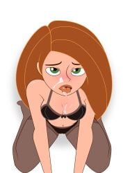 cum_on_face kim_possible lingerie originaltkw red_hair semen stockings