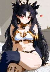 ai_generated big_ass black_hair curvy_female fate/grand_order fate_(series) gintoai ishtar_(fate) sexy_body tohsaka_rin