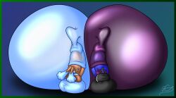 2025 absurd_res anthro ass ball_squish balls big_balls big_breasts big_butt big_penis black_bottomwear black_clothing black_eyebrows black_pants black_sclera black_sweatpants blue_background blue_body blue_clothing blue_condom blue_ears blue_eyes blue_glans blue_hair blue_lips blue_panties blue_penis blue_shirt blue_tail blue_topwear blue_underwear bodily_fluids border bottomwear breast_squish breasts brown_body brown_ears brown_penis brown_tail clothing colored condom_balloon cum digital_media_(artwork) drizzile duo emotionless ethan_(reathe) excessive_cum excessive_genital_fluids eyebrows femboy generation_4_pokemon generation_8_pokemon genital_fluids genitals glans green_border green_eyes green_hair hair hand_on_own_penis hand_on_penis hi_res hoodie huge_balls huge_breasts huge_butt huge_cock huge_lips hyper hyper_balls hyper_breasts hyper_butt hyper_condom hyper_genitalia hyper_penis intersex lagomorph leporid lips lizard lopunny male male_(lore) mammal marco_(reathe) multicolored_hair nintendo panties pants pattern_clothing pattern_shirt pattern_topwear penis penis_squish pokemon pokemon_(species) purple_cheeks purple_clothing purple_condom purple_glans purple_hoodie purple_topwear rabbit rear_view reptile scalie scut_tail shaded shirt short_tail signature simple_background sitting_on_balls squish sweatpants tail tight_clothing topwear underwear white_clothing white_shirt white_topwear xxcontinentalxx