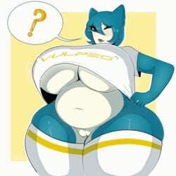 1girls 2018 ? animated anthro anthrofied ass belly big_ass big_belly big_breasts blue_eyes blue_fur blue_hair blush bottomless breasts bursting_breasts chubby clothed clothing erect_nipples eyelashes fangs female female_only fur furry furry_only gigantic_breasts hair holding huge_ass huge_breasts large_ass large_breasts legwear looking_down morosevulpes motion_lines navel nintendo nipples no_panties one_eye_closed open_mouth original_character overweight overweight_female partially_clothed pokémon_(species) pokemon pussy shirt shirt_pull short_hair short_playtime snorlax socks solo standing teeth text thick_thighs thighhighs thunder_thighs tongue topwear underboob video_games voluptuous watermark white_border white_fur white_thighhighs wide_hips wince wink yellow_background