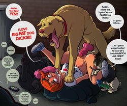 1girls 3boys ahe_gao alley animal_genitalia animal_penis ben_10 bestiality big_balls big_penis bottomless brainwashed canine canine_penis cartoon_network cellphone comic crossover cum cum_in_mouth cum_in_pussy cum_inside dog dominant_feral english_text fellatio female feral feral_on_female frank_the_pug gangbang green_eyes gwen_tennyson gwen_tennyson_(classic) huge_balls huge_cock huge_penis interspecies knot large_balls large_penis lying mating_press memory_alteration memory_loss men_in_black mind_break mind_control missionary oral orange_hair original_gwen penis public public_sex public_use pussy rape rolling_eyes sex short_hair sparrow_(artist) speech_bubble stomach_bulge t-shirt text trash trash_can vaginal_penetration xenophilia zoophilia