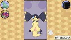 1boy afterglow_ampharos animal_genitalia blush cloaca cursor dildo feral helioptile horizontal_cloaca hud lizard male male_only nintendo penis pokémon_(species) pokemon pokemon_xy presenting presenting_penis reptile scalie sex_toy solo spread_legs spreading tapering_penis text video_games watermark