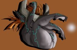 ass balls big_ass boltss futa_only futanari imp_midna intersex midna presenting presenting_hindquarters runes shortstack the_legend_of_zelda thick_thighs twilight_princess