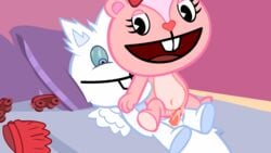 2018 animated duo female giggles_(htf) happy_tree_friends hi_res loop male nemao