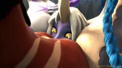 3d 4girls ahe_gao animated ass ass_sandwich coot27 female female_only horn jinx_(league_of_legends) kindred lamb_(league_of_legends) league_of_legends nidalee no_sound nude oral riot_games smooth_skin smothering soraka source_filmmaker video yuri