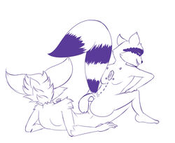 2boys anthro ass canine damian5320 fennec fox gay guardians_of_the_galaxy hot_dogging male male_only mammal marvel paladins pip_(paladins) procyonid raccoon rocket_raccoon sketch yaoi