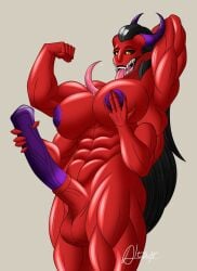 4_arms abs arm_up artistaltair big_breasts big_cock big_penis big_sword bikini bikini_bottom bikini_top black_eyes black_hair black_outfit breasts breasts_out bulge bulge_through_clothing cock_bulge demon demon_girl demon_horns dick dickgirl errai_(artistaltair) female female_focus futanari grabbing_own_breast horns horse_penis horsecock horsecock_futa horsecock_on_humanoid huge_balls huge_breasts huge_cock long_hair monster monster_cock monster_girl muscles muscular muscular_arms muscular_ass muscular_female muscular_futa muscular_girl muscular_legs muscular_thighs nipples nose orange_eyes original original_art original_artwork original_character penis penis_bulge pointy_ears purple_horns queen red_body red_skin sharp_teeth showing_teeth sword tagme testicles tongue tongue_out wide_jaw