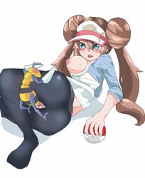 1girls ambiguous_gender bee beedrill blush breasts brown_hair clothed_sex clothing domaniax female female_on_feral feral human insect interspecies long_hair male nintendo open_mouth penetration pokemon pokemon_bw2 pokemon_rgby pokephilia pussy rape rosa_(pokemon) size_difference torn_clothes vaginal_penetration zoophilia