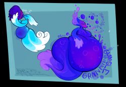 ass breasts creature deltarune deltarune_chapter_4 digital_media_(artwork) elemental_creature fat fat_fetish female female_only fetish hi_res miss_mizzle_(deltarune) mizzle_(deltarune) obese overweight smokey_blokey water water_creature weight_gain