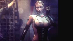 bodysuit catsuit cleavage hitman hitman_absolution jumpsuit latex mrs._cooper no_bra