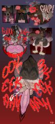 2boys 5_toes absurd_res anal anal_sex anthro arches arms_crossed backsack ball_sucking ball_worship balls balls_focus balls_in_mouth balls_in_throat balls_on_face balls_size_difference big_ears big_feet big_glans big_lips big_sub big_teeth black_fur black_nails bootlips bouncing_balls bouncing_penis bumpy_glans circumcised circumcision_scar comic cum_while_penetrated curled_tail deep_penetration deepthroat defeated demon dialogue dirty_talk drool drool_string drooling excessive_genital_fluids excessive_precum excessive_pubic_hair eyes_rolling_back facesitting flared_penis furry furry_male furry_on_human gagging gay glans gradient_background grimace gulp hairy hairy_armpits hairy_ass hairy_balls hairy_chest hairy_legs hairy_male hands-free hands_on_hips heels hirsute hissing huge_balls huge_cock human humanoid_feet humanoid_penis hybrid hyper hyper_penis hyper_precum hyper_testicles imp impmonkey interspecies light-skinned_male light_skin long-haired_male long_hair long_hair_male male/male male_only monkey motion_blur onomatopoeia ook panels penis penis_size_difference pleasure_face pleasured pointed_tail pointed_teeth precum presenting presenting_balls presenting_penis primate projectile_precum pubes pubic_hair raceplay racial_slur red_background red_eyes saliva saliva_string scrotal_raphe scrotum size_difference slur small_dom small_dom_big_sub smoogmapuun smoogmapuun_(artist) snot snot_bubble snot_drip snot_trail soles speed_lines steam steamy steamy_ass steamy_balls steamy_body steamy_feet steamy_penis stray_pubes stray_pubic_hair stretched_mouth sweat sweaty sweaty_ass sweaty_balls sweaty_body sweaty_butt tail teabag teabagging the_n_word thick_lips throat_bulge throat_fuck throated toes tongue_out toon twitch_lines twitching undersack what