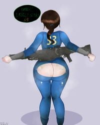 lucy maclean from fallout by polxnart (artist)