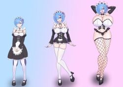 rem (re:zero) from re:zero kara hajimeru isekai seikatsu by cloud rye