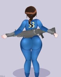 lucy maclean from fallout by polxnart (artist)