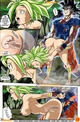 1girls ahe_gao all_fours anatomy ass blue_eyes breasts comic comic_page cum cum_in_pussy cum_in_uterus cum_inside defeated doggy_style dragon_ball dragon_ball_super english_text face_down_ass_up feet fellatio female fusion green_hair grey_eyes kefla large_breasts legendary_super_saiyan oral outercourse page_23 page_number penetration penis potara_earrings pussy pussy_ejaculation pussy_juice rape saiyan son_goku spiky_hair super_saiyan super_saiyan_2 text tournament_of_power transformation ultra_instinct universe_6_saiyan/universe_7_saiyan vaginal_penetration vercomicsporno x-ray