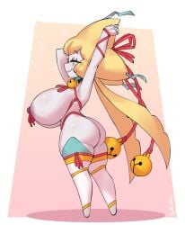 1girls 2023 2d 2d_(artwork) 2d_artwork anthro areola areolae bangs big_ass big_breasts big_butt big_thighs blonde_female blonde_hair blush blush_lines bondage bondage_harness borvar breasts bubble_ass bubble_butt closed_eyes commission completely_nude creatures_(company) curvaceous curvaceous_female curvaceous_figure curvy curvy_body curvy_female curvy_figure curvy_hips female female_only full_body game_freak hair_ornament hair_ribbon harness hi_res highres huge_breasts humanoid jirachi just_woke_up large_ass large_breasts large_butt large_thighs legendary_pokemon medium_hair mythical_pokemon naked naked_female nintendo nipples nude nude_female nudity pokémon_(species) pokemon pokemon_(species) pokemon_rse ribbon rope rope_bondage rope_harness round_ass round_butt shiny shiny_skin short_hair shortstack side_view smooth_skin solo solo_female stretching thick thick_ass thick_hips thick_legs thick_thighs thigh_highs thighhighs thighs voluptuous voluptuous_female white_body white_skin wide_hips woken_up