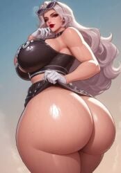 1girls ai_generated alternate_version_at_source animated ass_focus ass_shake big_breasts black_cat_(marvel) black_cat_(marvel_rivals) black_cat_(urban_predator) child_bearing_hips felicia_hardy female glasses gloves hips hips_wider_than_shoulders hypet lipstick long_hair male marvel marvel_rivals midriff midriff_baring_shirt no_panties red_lipstick revealing_clothes shiny_skin sideboob simple_background skirt skirt_lift solo solo_female sunglasses sunglasses_on_head thick thick_ass thick_hips thick_legs thick_thighs thighs video video_game_character video_games white_hair wide_hips