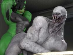 2boys 3d 3d_(artwork) 3d_model 3d_render anal animated anthro doggy_style from_behind gay humanoid looking_pleasured male male/male male_only monster muscular muscular_male on_back regenerador resident_evil resident_evil_4 resident_evil_4_remake smokedaddy tagme video yaoi