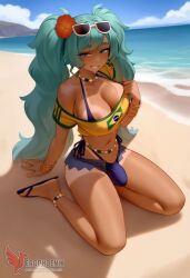 brazilian miku from vocaloid by erophoenix