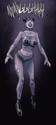 2d busty eva_(naughtycomix) female female_focus female_only fenris_comix goth goth_girl hourglass_figure long_hair naughtycomix navel skimpy skimpy_clothes tagme tied_hair wide_hips zombie zombie_girl