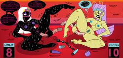 alien alien_girl alien_only anal anal_beads anal_insertion anal_masturbation anal_sex antennae antennae_(anatomy) black_body buttplug dildo dildo_in_ass dildo_insertion dildo_penetration duck_dodgers fairly_odd_parents fanart masturbation nude nude_female princess_mandie purple_hair queen_tyr'ahnee sex_toy sex_toy_in_ass sex_toy_insertion sex_toy_penetration sharp_teeth sweat sweating sweaty sweaty_body toenail_polish tuxedaaron vibrator white_hair yellow_body